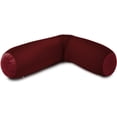 thumbnail image 3 of Mooshi Squishy Microbead Body Pillow - Hypoallergenic Bean Bag Pillow - Fun Bubbly Colors - Body Pillow, Maroon, 3 of 5