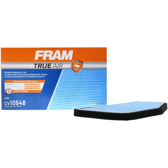 FRAM CV10548 TrueAir Premium Cabin Air Filter with N95 Grade Filter Media for Ford, Mazda, Mercury Vehicles