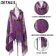 thumbnail image 3 of Poncho con flecos estilo bohemio informal para mujer, cárdigan holgado con estampado vintage para clima frío, manta navideña, bufanda, regalos, 3 of 5
