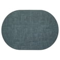 thumbnail image 3 of Placemats Set of 4, Heat Resistant Oval Faux Leather Place Mats 11.8 x 16.9 Inch, Waterproof Wipeable Reversible PU Placemat for Kitchen Dining Table, Indoor & Outdoor, 3 of 9