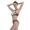 thumbnail image 5 of Daiia Coffee Cafe Cup printed 2 piece Swimsuit Bikinis for Women High Waisted Racerback Bathing Suits Summer Tummy Control Scoop Neck Swimwear-X-Large, 5 of 8