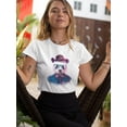 thumbnail image 2 of Cute Fashion Hipster Panda Bear T-Shirt Women -Image by Shutterstock, Female x-Large, 2 of 4