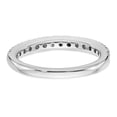 thumbnail image 5 of 14K White Gold Ring Band Wedding Diamond, Lab Grown Round, Size 7, 5 of 7