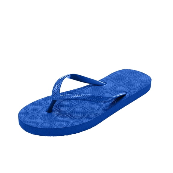 CHENge Women’s Basic Solid Color Flip Flops, Non-Slip Grid Texture Thong Sandals, Lightweight Summer Beach Slippers for Daily Wear