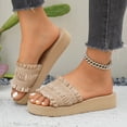 thumbnail image 7 of Willtoo Ladies Bohemian Elegant Slippers,Slip On Flip Flops for Beach Travel,Comfy Toe Ring Orthotic Orthopedic Sandals, 7 of 7