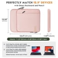 thumbnail image 2 of Funda para tablet MoKo de 12,9 pulgadas, color rosa, para iPad Pro y Air, 2 of 9