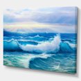 thumbnail image 1 of Designart - Vague de Mer - Impression de Peinture de Mer et de Rivage sur Toile Enveloppée, 1 of 2