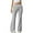 Grey, variant on AherBiu Yoga Pants Women Wide Leg Casual Flare Sweatpants Elastic Waist Drawstring Joggers Loung Pant