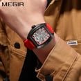 thumbnail image 6 of MEGIR Sport Mechanical Movement Wristwatch for Men Luxury Silicone Strap Automatic Watch Waterproof Luminous Big Dial Clock 8601, 6 of 6