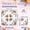 Style1, variant on Crtiin 20 Pack Decoupage Napkins Floral Napkins Flower Cocktail Paper Decorative Toilet for Valentine's Day Birthday Party Beautiful Gorgeous, 20 Styles Each 6.5 Inches(Style 9)