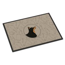 Carolines Treasures CK2197JMAT Lancashire Terrier In the Kitchen Door Mat Indoor Rug or Outdoor Welcome Mat 24x36