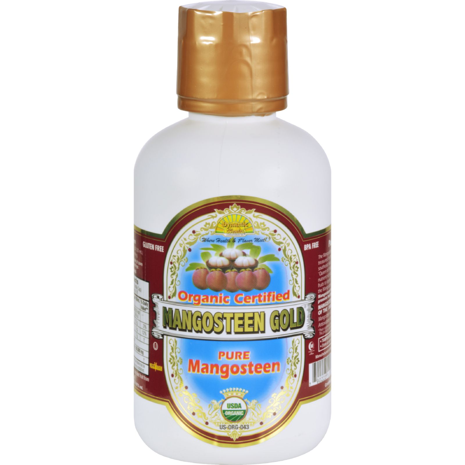 Dynamic Health Mangosteen Gold Organic Mangosteen 100 Juice