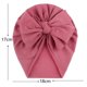 thumbnail image 5 of Txlixc Gorra de capucha para bebés, bufanda de arco retro para niños pequeños, gorra elástica para niñas y niños recién nacidos Txlixc moda, 5 of 8