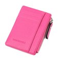 thumbnail image 1 of CAROOTU Women Men Lady Wallets Purse Zipper PU Small Mini Soft Thin For Money Card Coin, 1 of 7