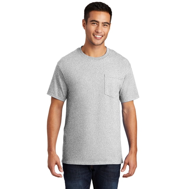 Port & Company? - Camiseta b?sica con bolsillo. PC61P Puerto & Compa??a PC61P