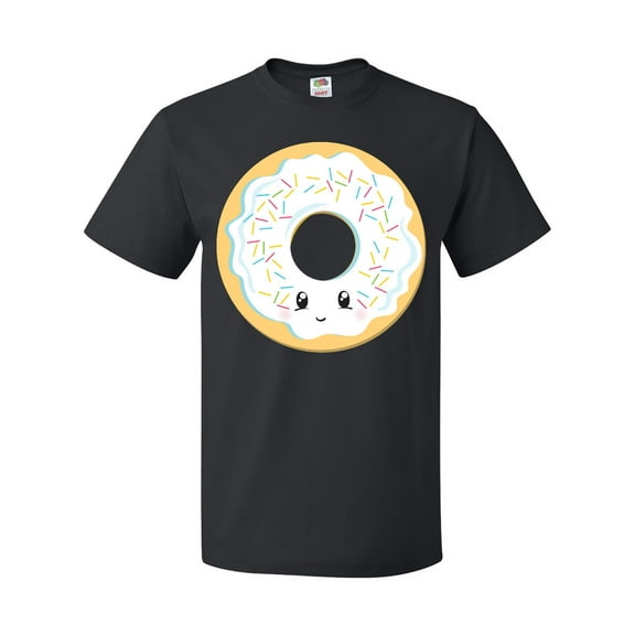Inktastic White Donut T-Shirt
