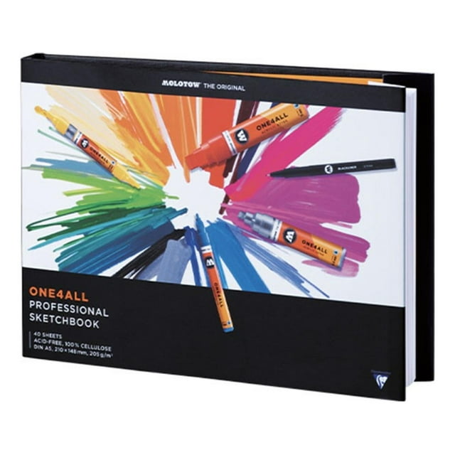 Cuaderno Bocetos Profesional Molotow One4all A5 blanco