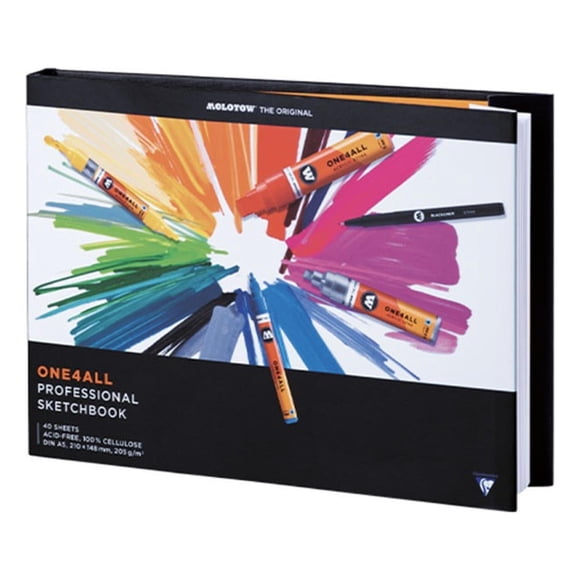 Cuaderno Bocetos Profesional Molotow One4all A5 blanco
