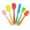 Multicolor, variant on 5-Piece Silicone Spatula Set, Heat Resistant up to 448°F, Rubber Spatula, Seamless Spatulas, Non-Stick Kitchen Utensils for Baking, Cooking, and Mixing, Dishwasher Safe