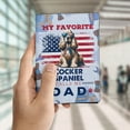 thumbnail image 4 of My Favorite Cocker Spaniel Calls Me Dad. Happy Father's Day Travel Passport Wallet Cockers Dog Lover Gifts PU Leather Passport Holder Cover - 00005, 4 of 5