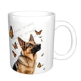 thumbnail image 3 of German Shepherd Coffee Mug, German Shepherd Gifts Tea Mug,German Shepherd Ceramic Mug 11oz, Dog Tea Cup Coffee Mugs Gifts for Dog Book Lovers Women Men, 3 of 8