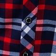thumbnail image 5 of QUINDOS Shirts for Men 2024,Men's Fall And Winter Fashion Casual Cotton Print Turn-down Collar Button Long Sleeve Comfort Vacation T Shirt, 5 of 9