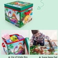 thumbnail image 4 of 6PCS Dinosaur Playset Portable Funny Dinosaur Toy Table Ornament with Play Mat, 4 of 10
