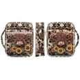 thumbnail image 3 of Xixirimido Bible Cover Case for Women Men Large Bible Cover with Handle Quilted Bible Carrying Case Bag Bible Study Supplies Accessories, Highland Cattle Sunflower Aztec Tribal Print, 3 of 7