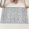 thumbnail image 4 of TIELUTT Elegant Line Pattern Living Room Durable Stain Carpet 6x9 Rugs for Living Room Gram Blanket Knot Knit Blanket Neutral Blanket Throw Large Warm Blanket, 4 of 8