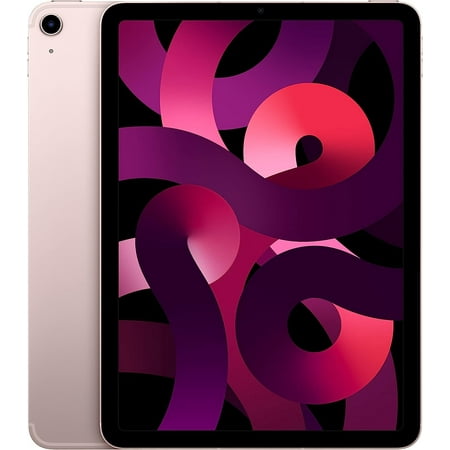 Restored 2022 Apple 10.9-inch iPad Air Wi-Fi + Cellular 256GB - Pink (5th Generation) (Refurbished)