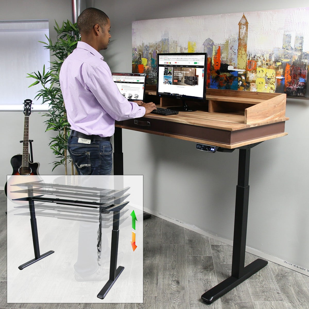 Boost Industries Floor Standing FSDR48M Motorized (Electric) Height