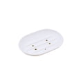 thumbnail image 1 of Cateissary Jabonera de baño de silicona, soporte para plato, bandeja de esponja, drenaje de agua, antideslizante, ducha, senderismo, cocina, baño Almacenamiento y organización del hogar Blanco Cateissary HA082356-06, 1 of 6