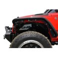 thumbnail image 3 of Fits 2007-2018 Jeep Wrangler JK DV8 Offroad Inner Fender INFEND-01FB Solid and Perforated Design; With DV8 Logo; Powder Coated; Black; Aluminum; Set Of 2, 3 of 3