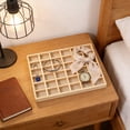 thumbnail image 6 of Dvumao Organizers and Storage, Wooden Sorting Tray Network Display Wood Storage Divider Organizer Showcase Display Box For Home Handicraft Office Kitchen Storage 36 Grids, 6 of 6