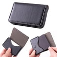 thumbnail image 2 of PU Leather Credit Card Holder Visiting Business Card Case Wallet with Magne, 2 of 8