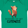 thumbnail image 4 of Inktastic Beware of My Cuteness Cute Red Panda Boys or Girls Baby Bodysuit, 4 of 5