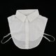 thumbnail image 3 of Camisa Blanca Cuello Falso Dama Collar Falso Desmontable Camisas Solapa - En blanco Diseño de Colcomx Collar falso de las mujeres, 3 of 8