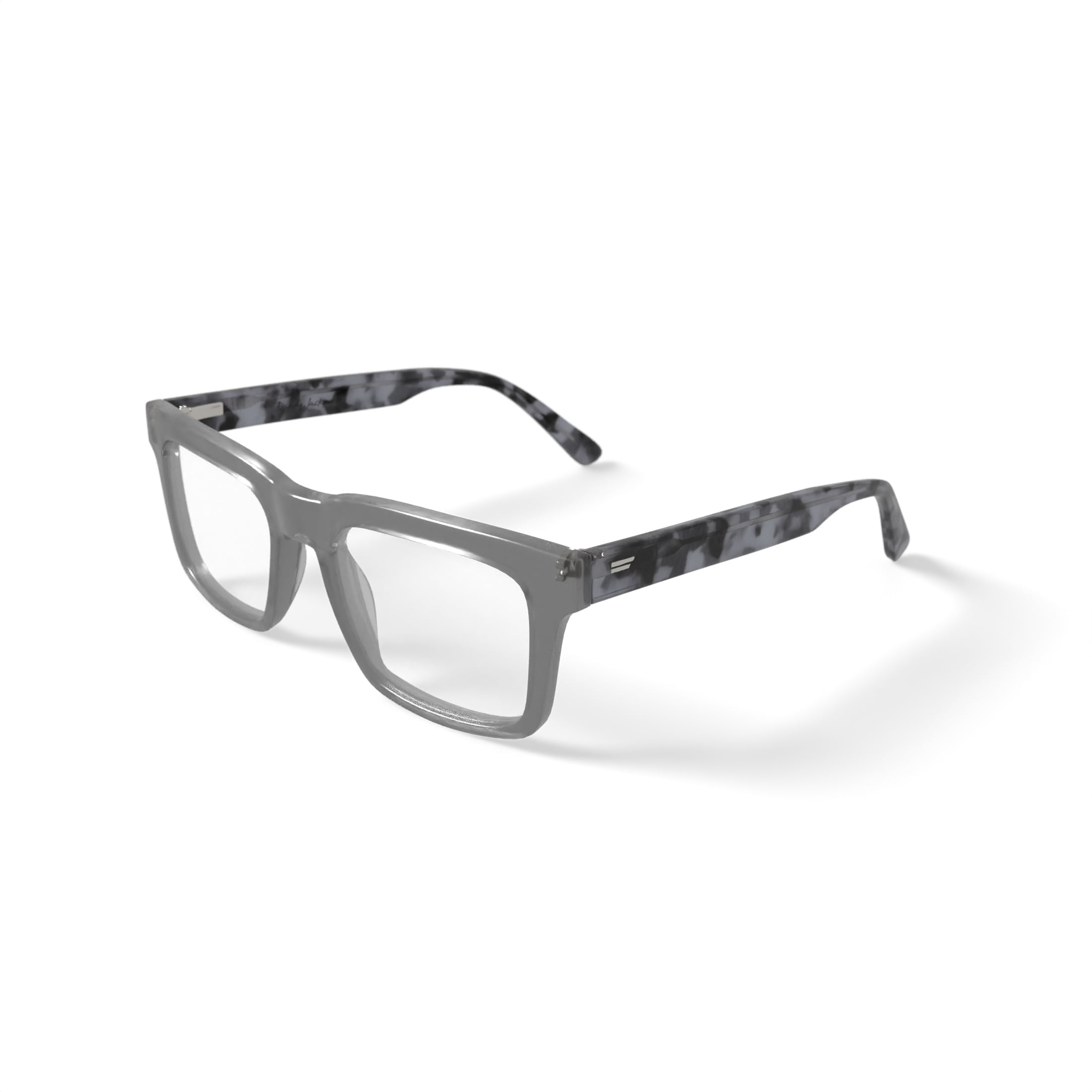 Randy Jackson Men's RJ1936 Square Prescription Eyeglasses with Case, Gray