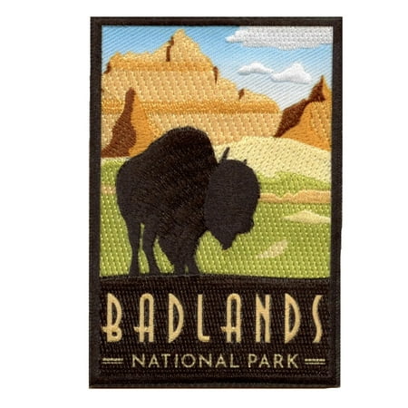 Badlands National Park Patch South Dakota Travel Sublimated Iron On