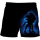 thumbnail image 3 of Pantalones de playa Sonic The Hedgehog para niñas y niños, estilo Harajuku, ropa para parejas, pantalones cortos con estampado de dibujos animados en 3D, 3 of 5