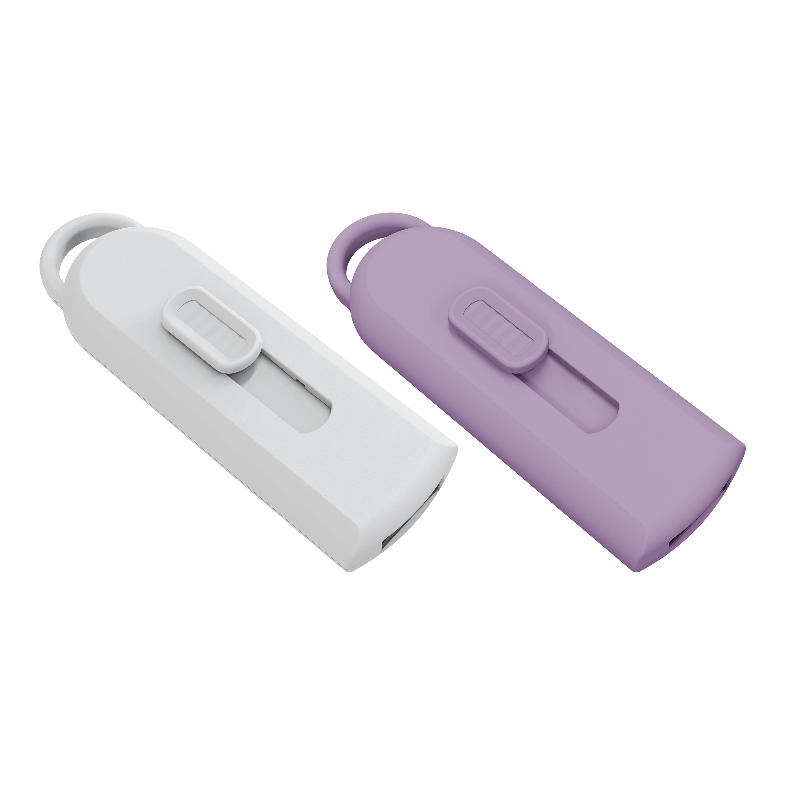 onn 128GB USB 2.0 Flash Drives, 2-Pack, Convenient, Retractable Design, Ample Storage