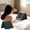 Black, variant on Taicans Tablet Pillow Holder,Tablet Lap Cushion,Reading Pillow with Tablet Stand,Multi Angle Adjustable Phone Holder Pillow for Bed Sofa,Soft Cotton Support Cushion for Laptop Book,Travel Nap Rest