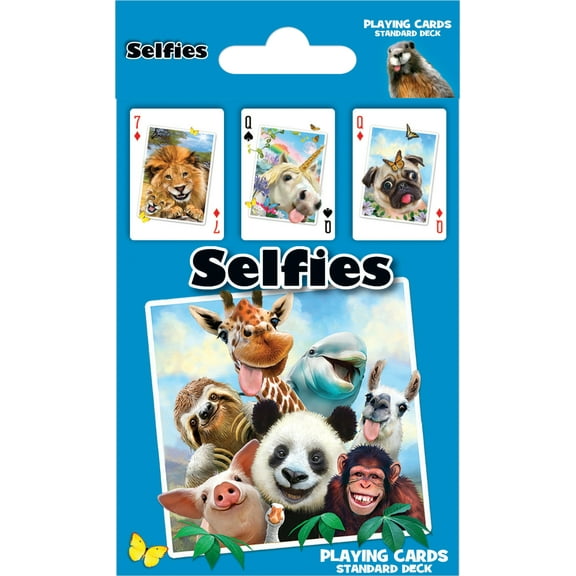 MasterPieces Officially Licensed Selfies Playing Cards - 54 Card Deck for Adults