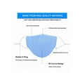 thumbnail image 2 of Simplicity Solid Print Face Mask, Breathable Flexible Soft, 3 Count, 2 of 4