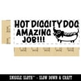 thumbnail image 2 of Hot Diggety Dog Amazing Job Teacher Student School Self-Inking Rubber Stamp Ink Stamper - Sky Blue Ink - Large 2-3/4 Inch, 2 of 7