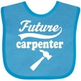 thumbnail image 3 of Inktastic Future Carpenter Shirt Occupation Boys or Girls Baby Bib, 3 of 4