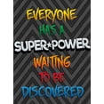 thumbnail image 2 of Rader, Lauren 15x18 White Modern Wood Framed Museum Art Print Titled - Everyone Has a Super Power, 2 of 4