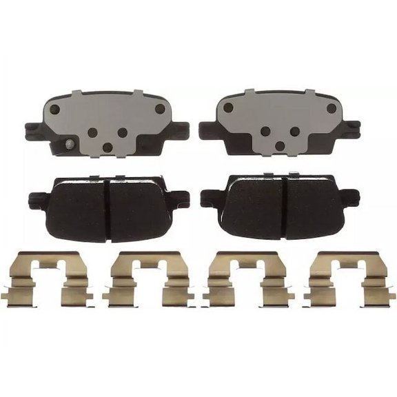 Rear Brake Pad Set - Compatible with 2016 - 2022 Chevy Malibu 2017 2018 2019 2020 2021