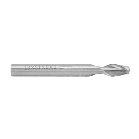 

Spiral End Mill High Speed Steel CNC End Mill No Burrs High Accuracy Grinding And Polishing For Advertising CNC Milling Machines For Woodworking Machine Tools 6x6x13x57