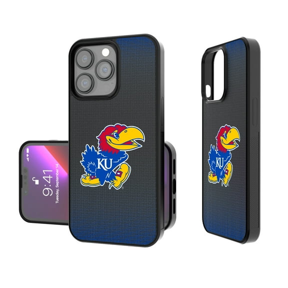 Kansas Jayhawks Linen Logo iPhone Bump Case